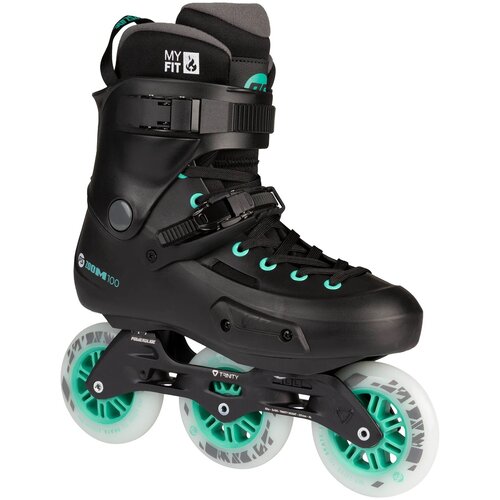 Powerslide Rolerji Zoom Pro 100 Black Mint, (5000359463) Cene
