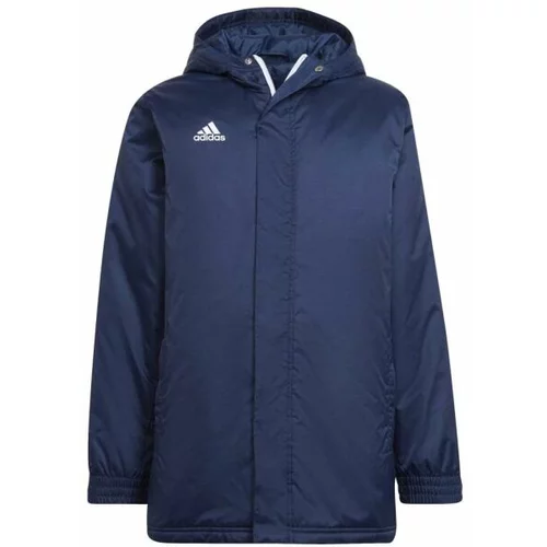 Adidas ENT22 STAD JKTY Juniorska nogometna jakna, tamno plava, veličina