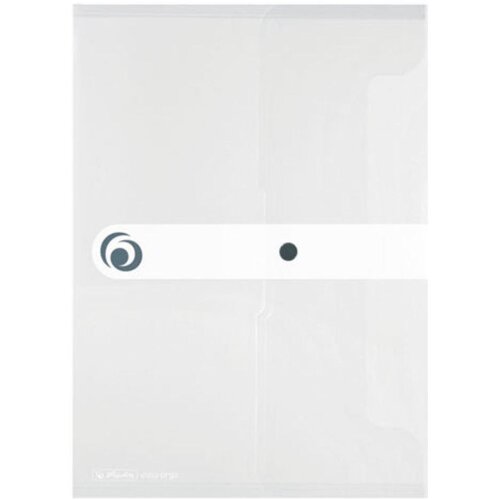Herlitz Kuverta s dugmetom PP A4, Easy orga to go, prozirna Slike