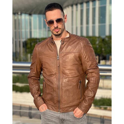 La Force Fashion mu&scaron;ka maze kožna jakna MJ-2-71-Jack-Hazel Cene