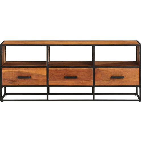 Maison Chic TV omarica - TV stojalo - Televizijska omarica 110x30x45 cm trden akacijev les, (21701436) Cene