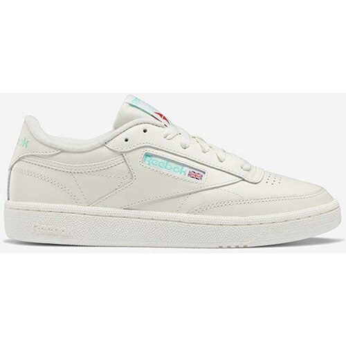 Reebok Usnjene superge Club C 85 HQ0947 bež barva Cene