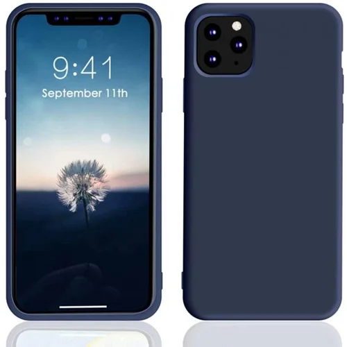 Silikonski ovitek za iPhone 11 Pro Max - mat moder