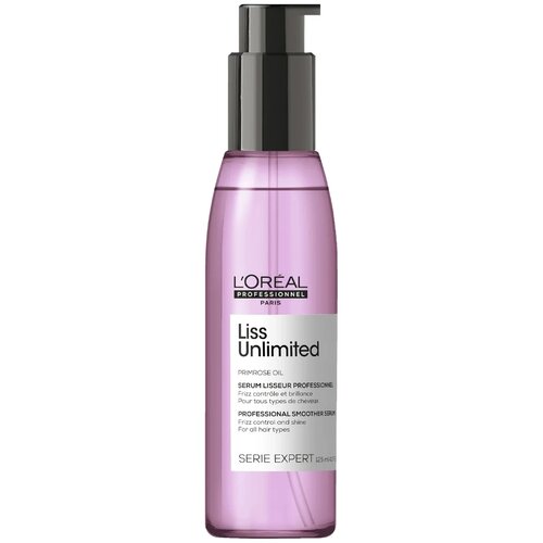 L&amp;acute;Or&amp;eacute;al Paris Serie Expert Liss Unlimited serum za zaglađivanje za neposlu&amp;scaron;nu kosu 125 ml Slike