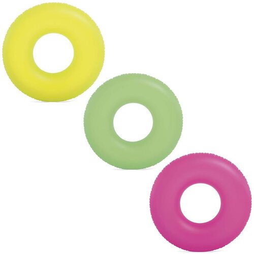 Intex neonski plok za plivanje promjera 91 cm - 3 boje 59262 roza Cijene