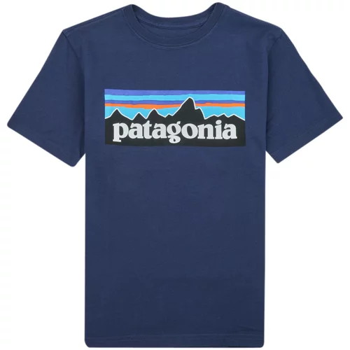 Patagonia BOYS LOGO T-SHIRT Blue