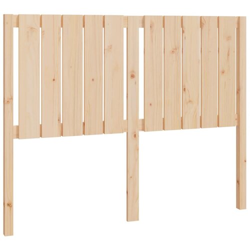 Maison Chic posteljno vzglavje - vzglavna omarica - nočna omarica 125,5x4x100 cm trdna borovina, (21704338) Slike