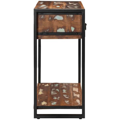 VidaXL Konzolni stol Vi&amp;scaron;ebojni 100x35x75 cm puno drvo obrađeno Slike