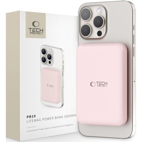 TECH-PROTECT POWERBANK PB10 LIFEMAG ZA MAGSAFE ZA IPHONE 12 13 14 15, (5000008728) Cene
