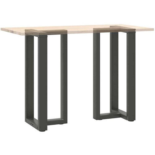  Noge barski stol T-oblika 2 kom antracit 40x35x(90-91) cm čelik Slike
