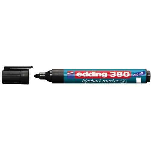 Edding flipchart marker 380 1,5-3mm, zaobljeni crna Cene