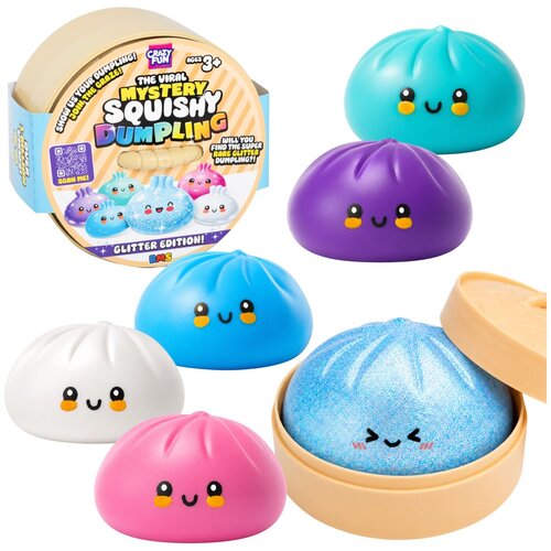 Dumplings Squishy Crazy Fun Glitter 17cm Cene