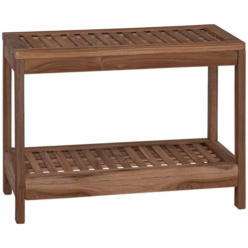  Stolić za kupatilo Prirodna 60 x 30 x 45 cm Čvrsto teak drvo Slike
