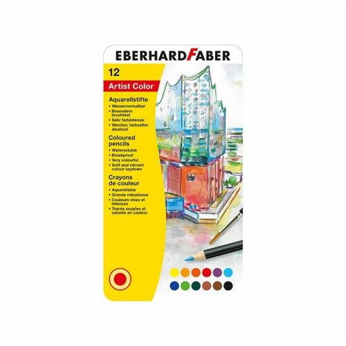 Faber-castell drvene bojice eberhard faber 1/12 akva color 516013 Slike