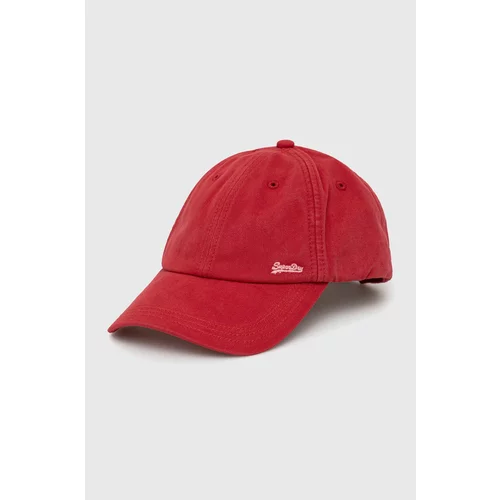 Superdry Kapa boja: crvena, glatka