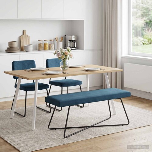  Klupa Plava 110 x 40 x 45 cm Bar&scaron;un Cijene