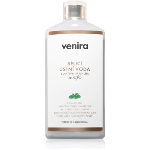 Venira Whitening Mouthwash with Active Charcoal belilna ustna voda z aktivnim ogljem 500 ml