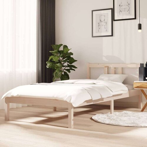  Posteljni okvir iz trdnega lesa 90x190 cm 3FT, (20647612) Slike