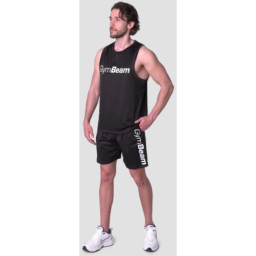 GymBeam Majica bez rukava Mesh Essence Black Slike