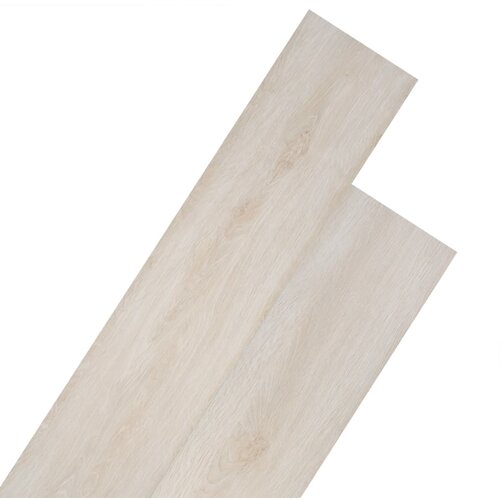VidaXL samoljepljive podne obloge PVC 5,02 m&amp;sup2; 2 mm hrastovina bijela Slike