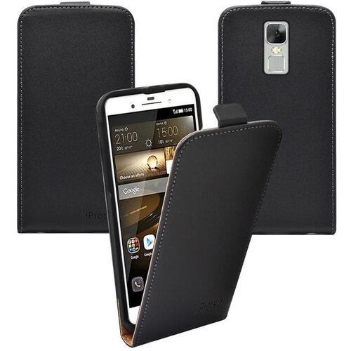  Preklopni etui / ovitek / za&amp;scaron;čita Flexi za Huawei Mate 8 - črni Slike