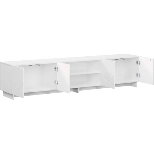  TV stalak 180 x 34 5 x 40 cm Bijela visokog sjaja - Bijela visokog sjaja 179.5 x 34.5 x 40 cm Cijene