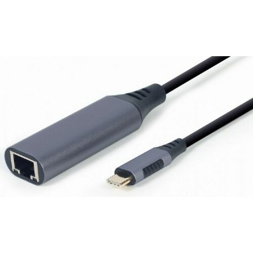 Gembird A-USB3C-LAN-01 USB type-C Gigabit network adapter, space grey Cene