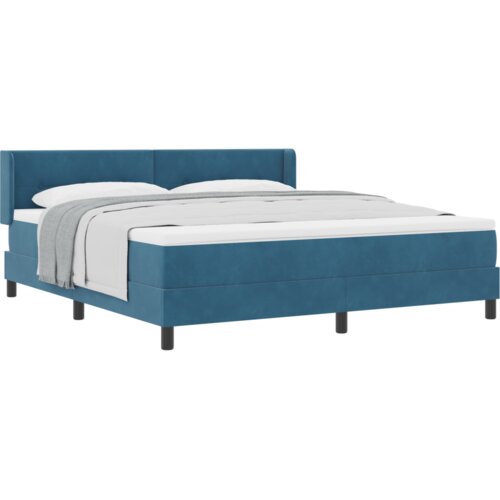 Box Spring Krevet s Madracem Tamno Plave Boje 180x200 cm Bar&amp;scaron;un Slike