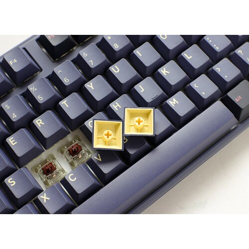 Ducky keyboard gaming usb us english blue Slike