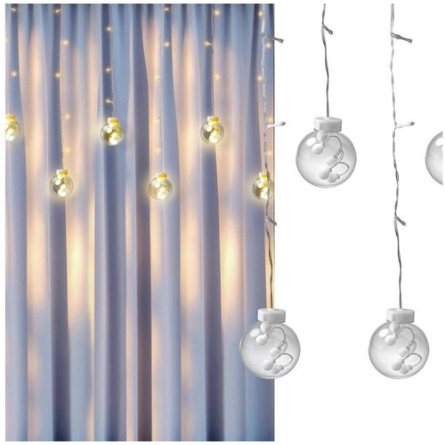  LED zavesa WISH BALLS 108xLED/8 funkcija 4,5 m topla bela Cene