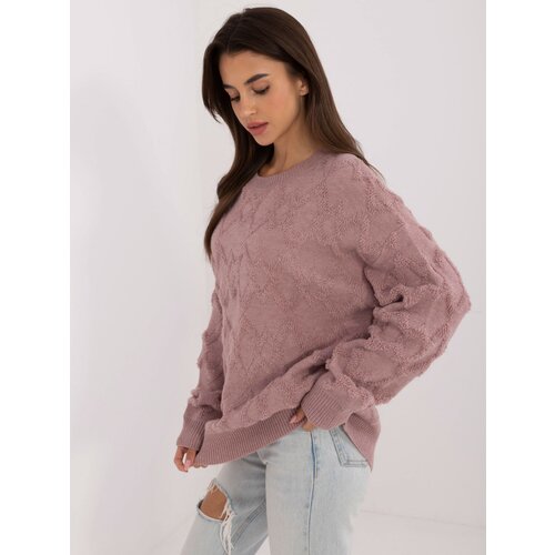 Wool Fashion Italia Sweater-AT-SW-2361.61-light purple Cene