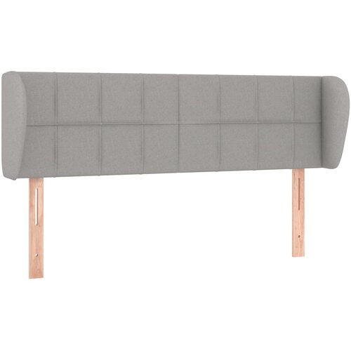 Maison Chic vzglavna omarica - nočna omarica - posteljna omarica z u&scaron;esi svetlo sivo 147x23x78/88 cm blago, (21710982) Cene