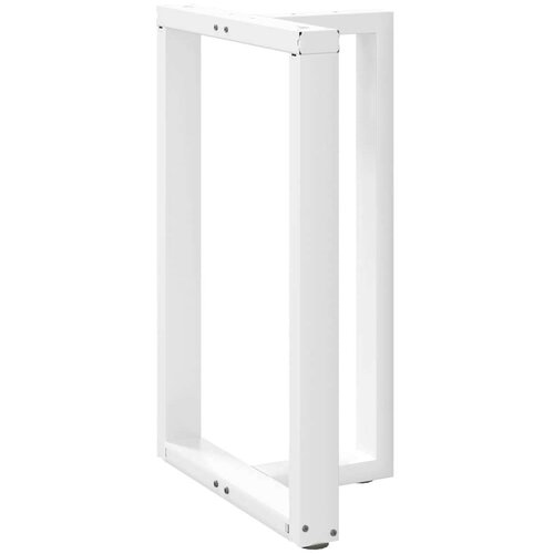  Noge za barski stol T-oblika 2 kom bijele 60x35x(90-91)cm čelik Slike