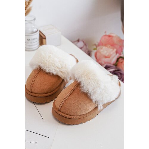 Kesi Children's slippers with Camel Birasta fur Cijene