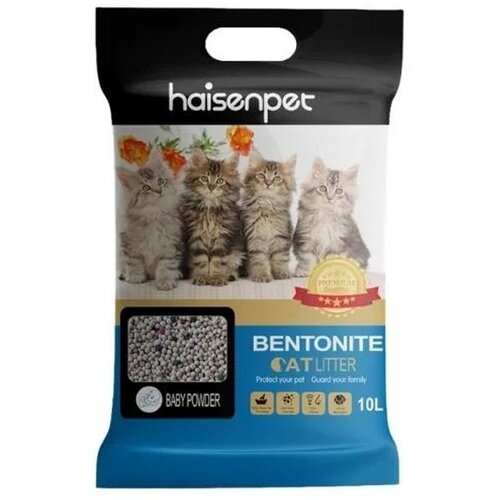 Haisenpet Bentonite Cat Litter Baby Powder 10 L Cene