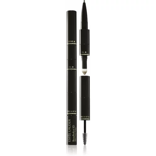 Estée Lauder BrowPerfect 3D All-in-One Styler svinčnik za obrvi 3v1 odtenek Dark Brunette 2,07 g
