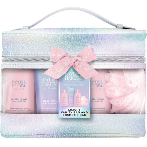 Baylis &amp;amp; Harding Jojoba, Vanilla &amp;amp; Almond Oil poklon set (kozmetička torbica) Slike