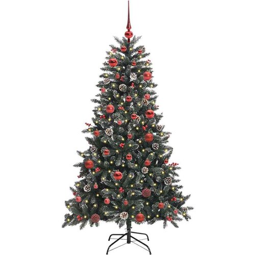 VidaXL Umjetno božićno drvce s stalakom Zelena 83.5 x 83.5 x 150 cm Slike