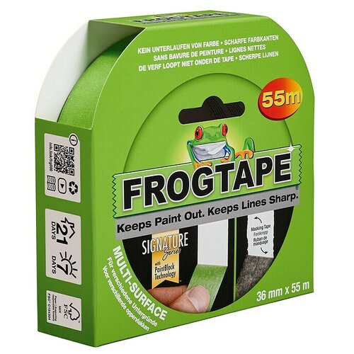FROGTAPE Kreativni trak Multi-Surface (55 m x 36 mm, Zelena, 1 -del.) Slike