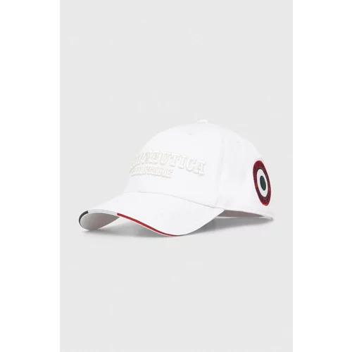 Aeronautica Militare Bombažna bejzbolska kapa bela barva