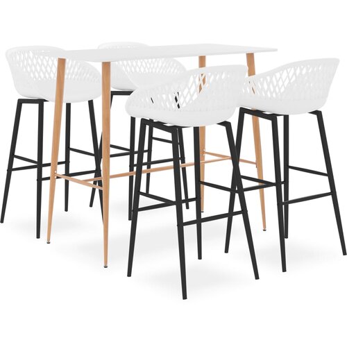 The Living Store Barska garnitura 5-delna bela - Barska Garnitura, (21466312) Slike