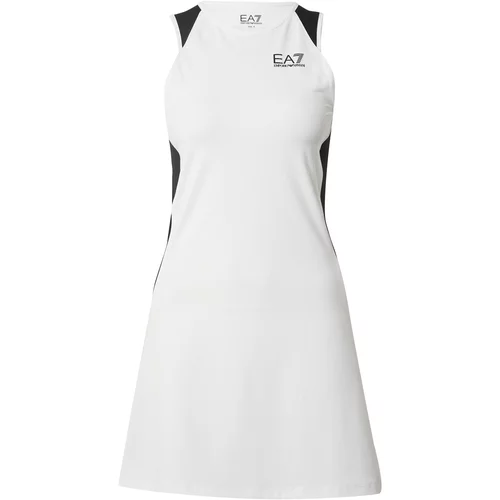 Ea7 Emporio Armani Sportska haljina crna / bijela