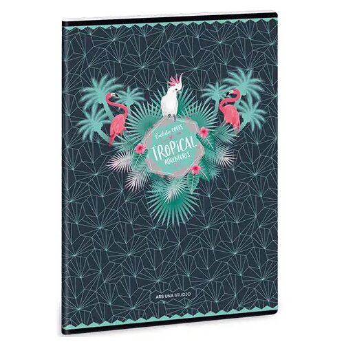 Ars Una A4 Zvezek karo Pink Flamingo Cene