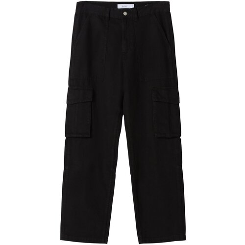 Bershka Kargo hlače črna Slike