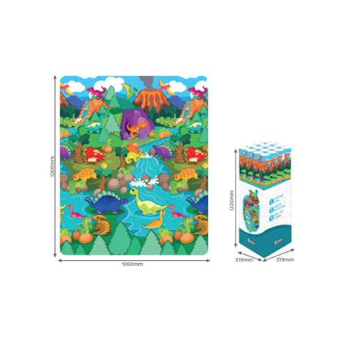Sun Ta Toys PODLOGA DINOSAURUS 120x100cm Slike