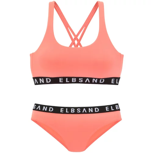 Elbsand Bikini koraljna / crna / bijela