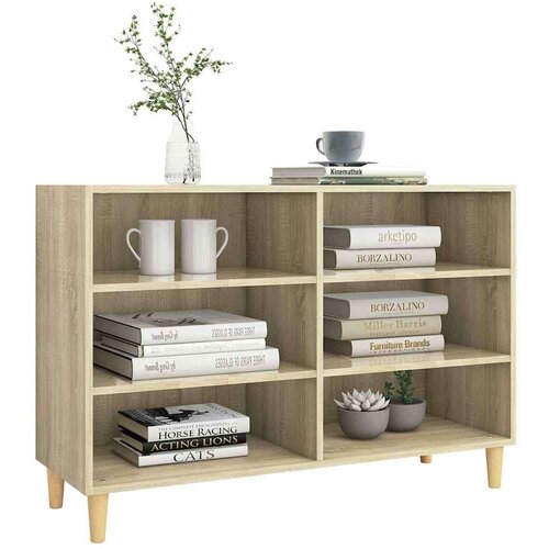 VidaXL komoda boja hrasta sonome 103,5 x 35 x 70 cm od iverice Slike