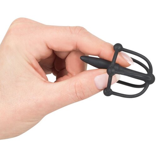 You2Toys Penis Plug with Glans Cage Black Slike