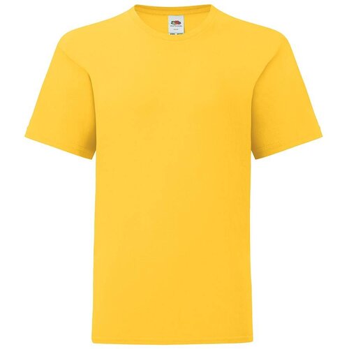 Fruit Of The Loom Yellow children&amp;#039;s t-shirt in combed cotton Slike