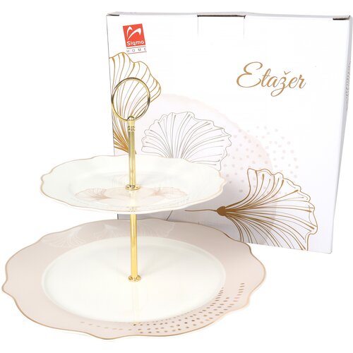 Sigma Porcelan etažer JH-CAKE2-GINKO Cene